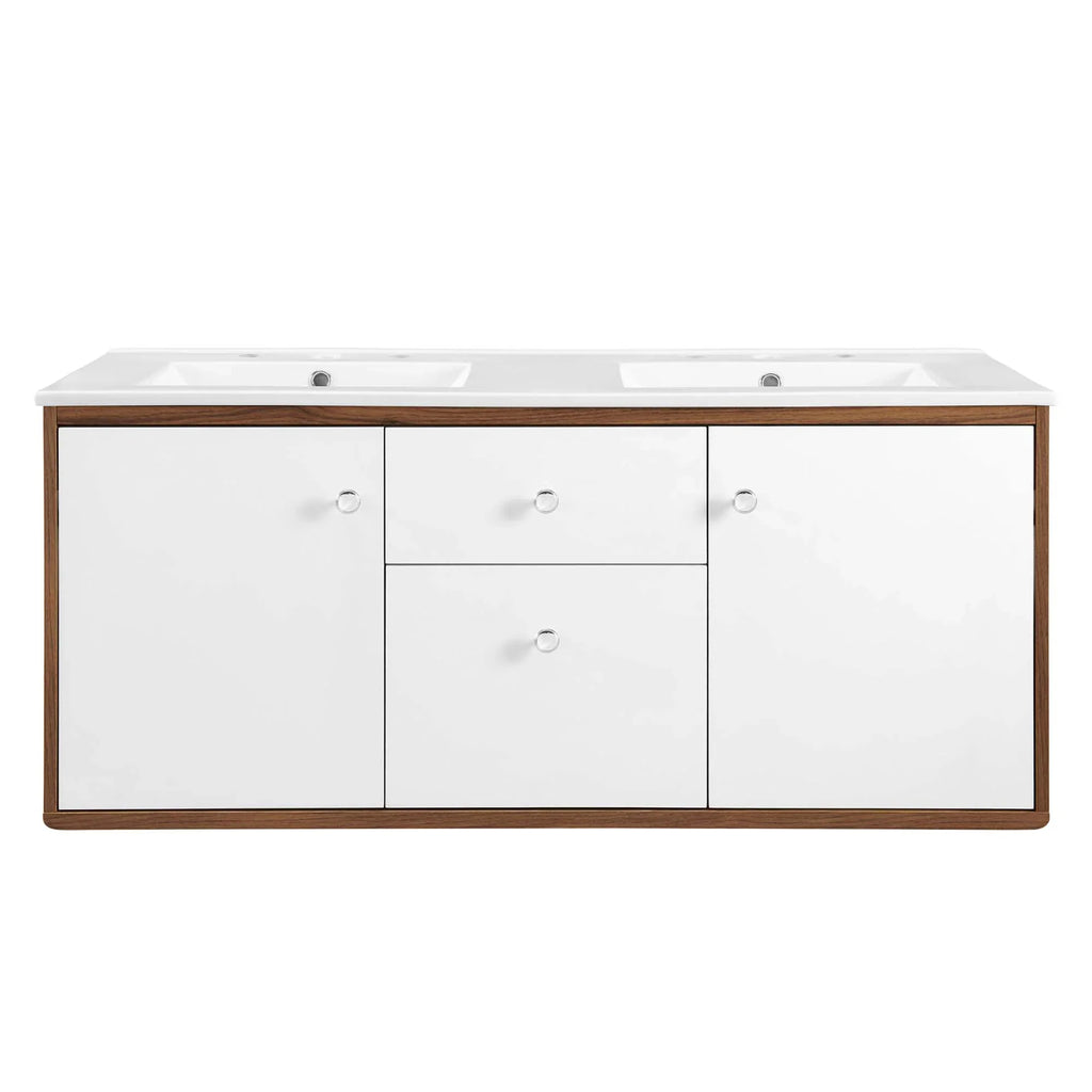 Transmit Wall-Mount Bathroom Vanity Basin Included