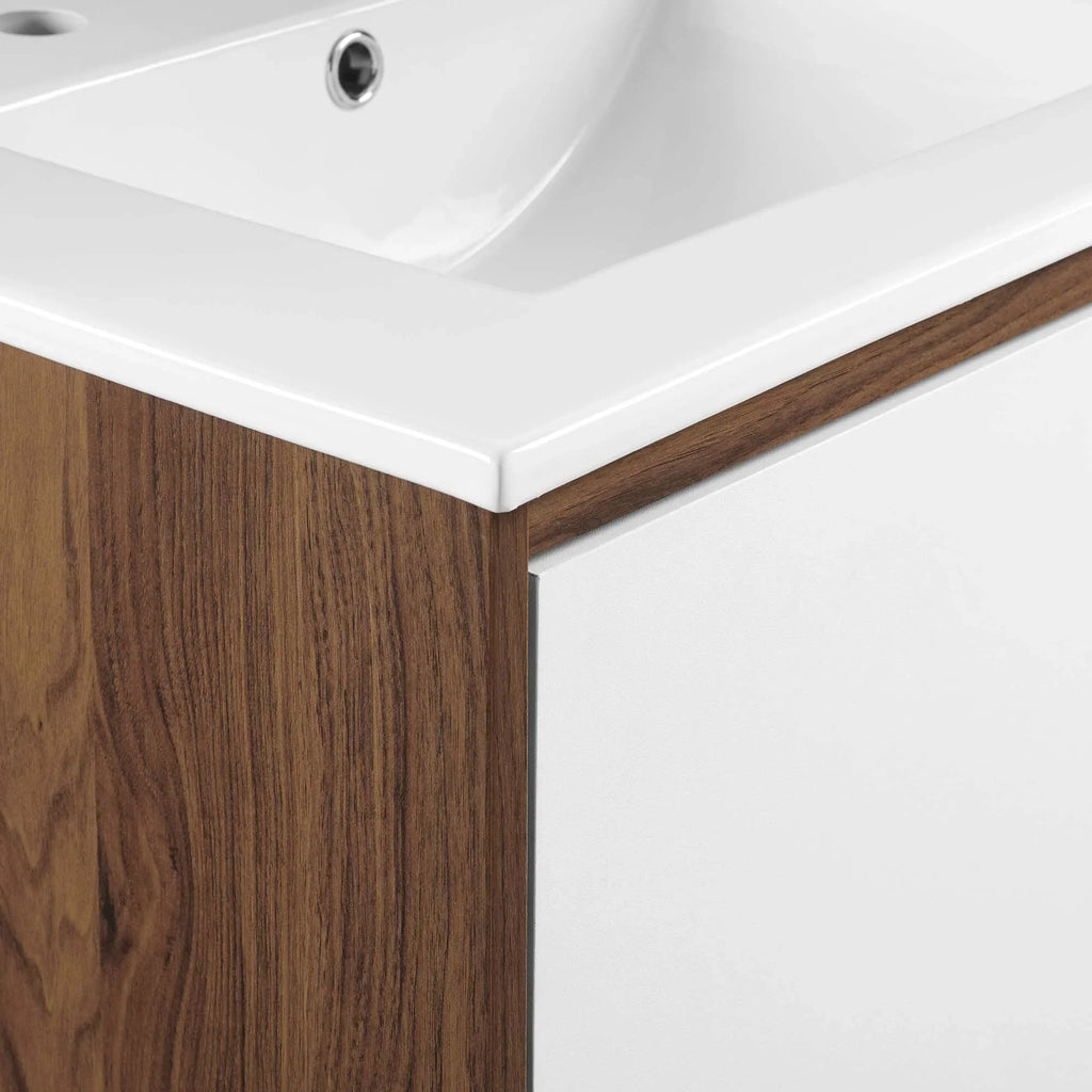 Transmit Wall-Mount Bathroom Vanity Basin Included