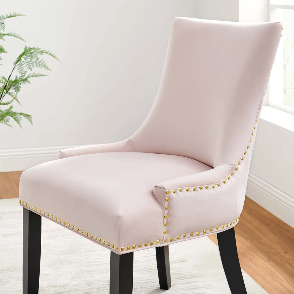 Marquis Performance Velvet Dining Chairs Set of 2