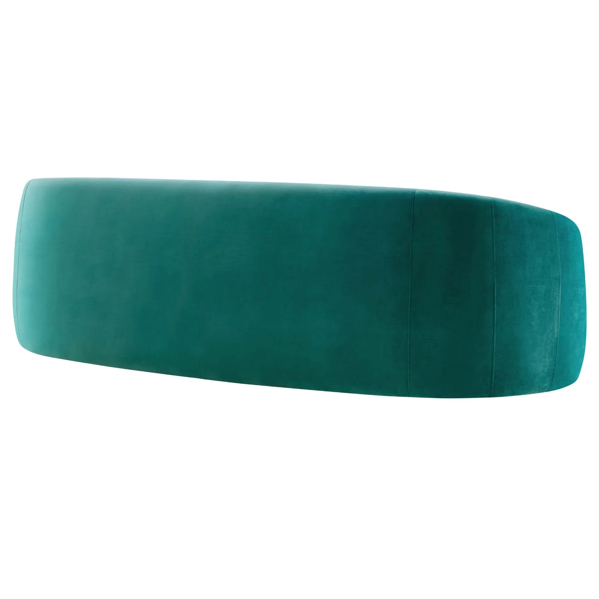 Contessa Performance Velvet Sofa in Teal
