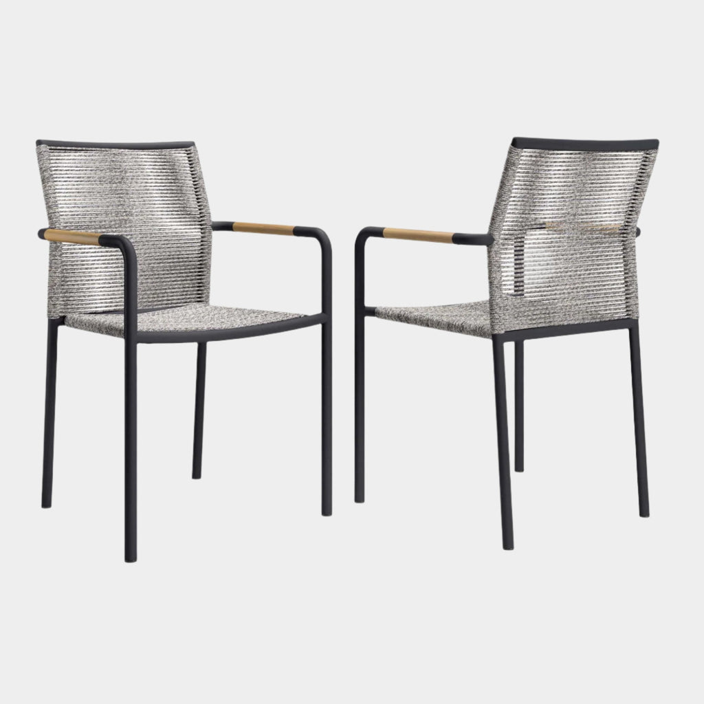 Serenity Outdoor Patio Armchairs Set of 2