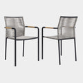 Serenity Outdoor Patio Armchairs Set of 2
