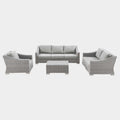 Conway 4-Piece Outdoor Patio Wicker Rattan Furniture Set