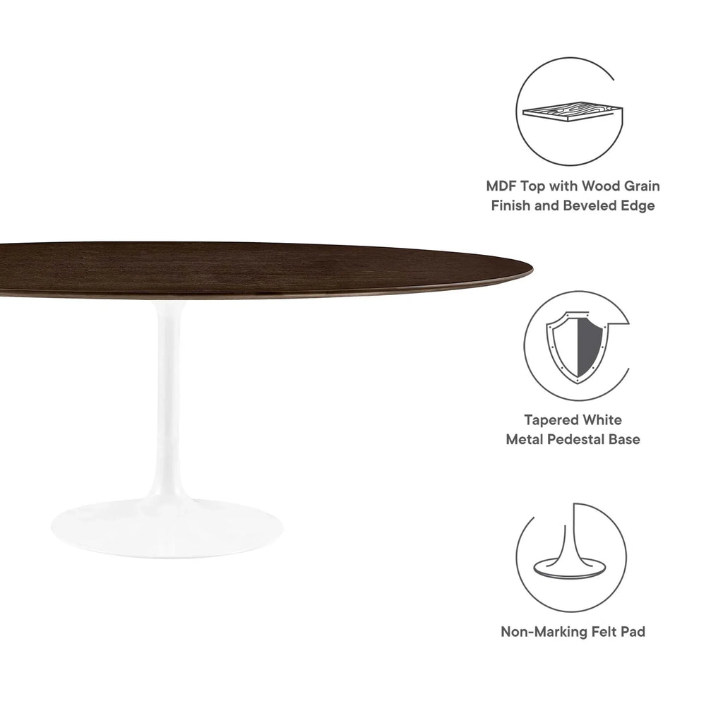 Lippa Oval Wood Dining Table