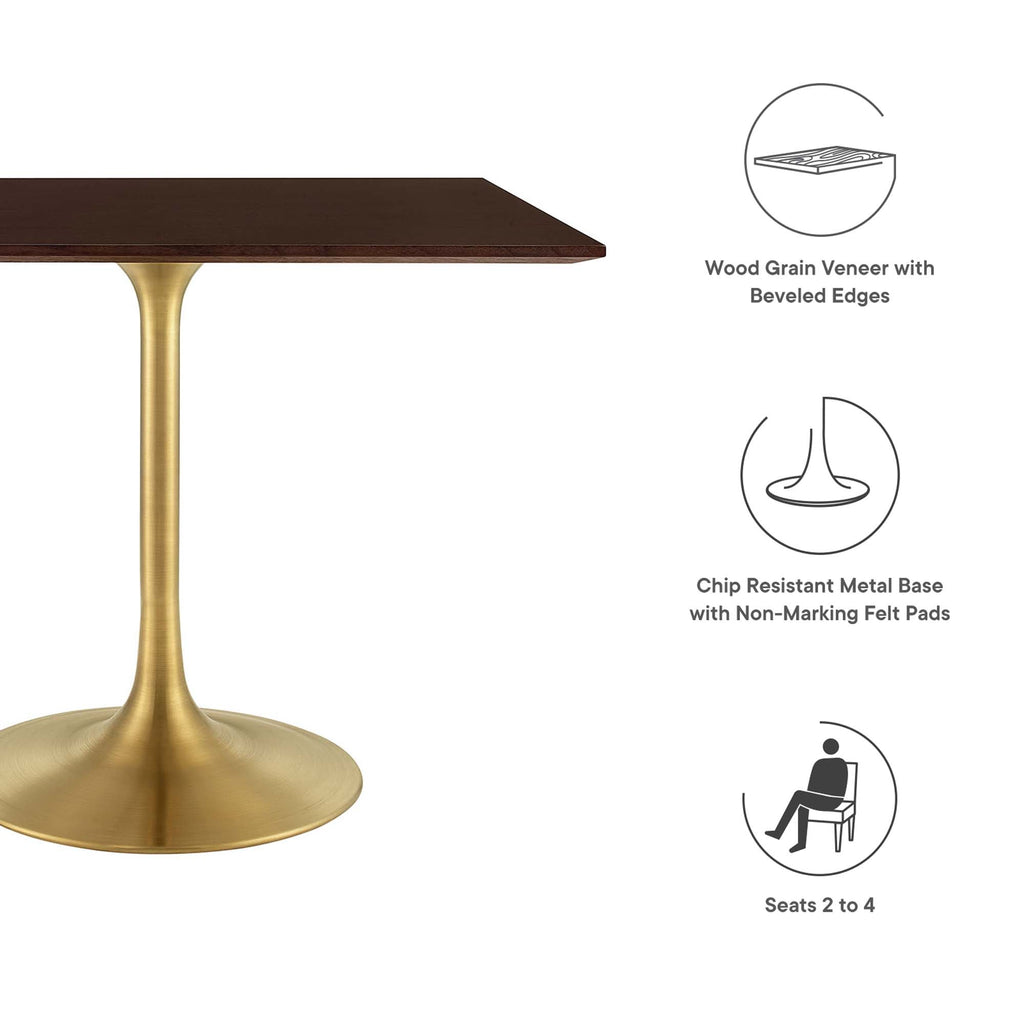 Lippa Square Wood Dining Table