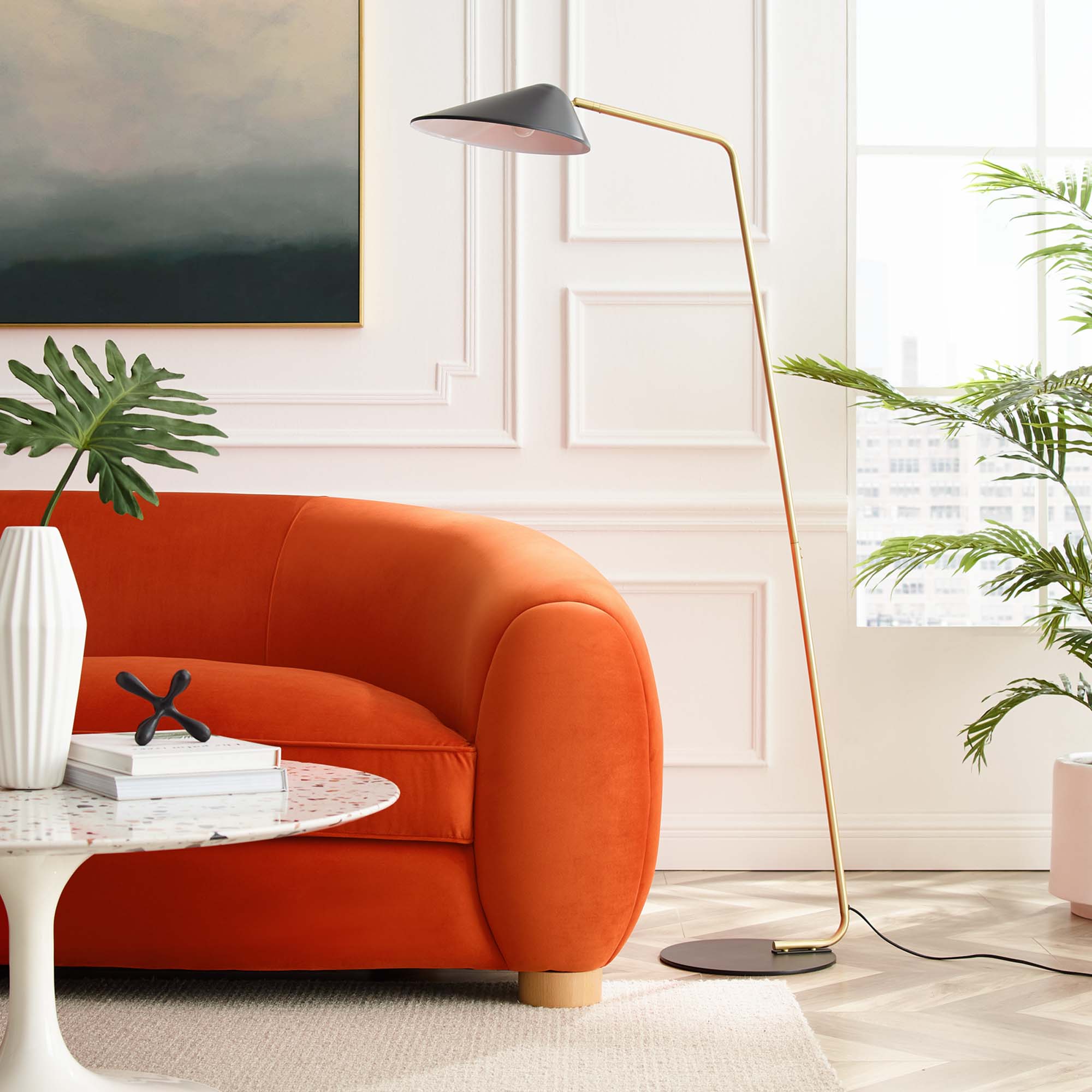 Journey Standing Floor Lamp in Black