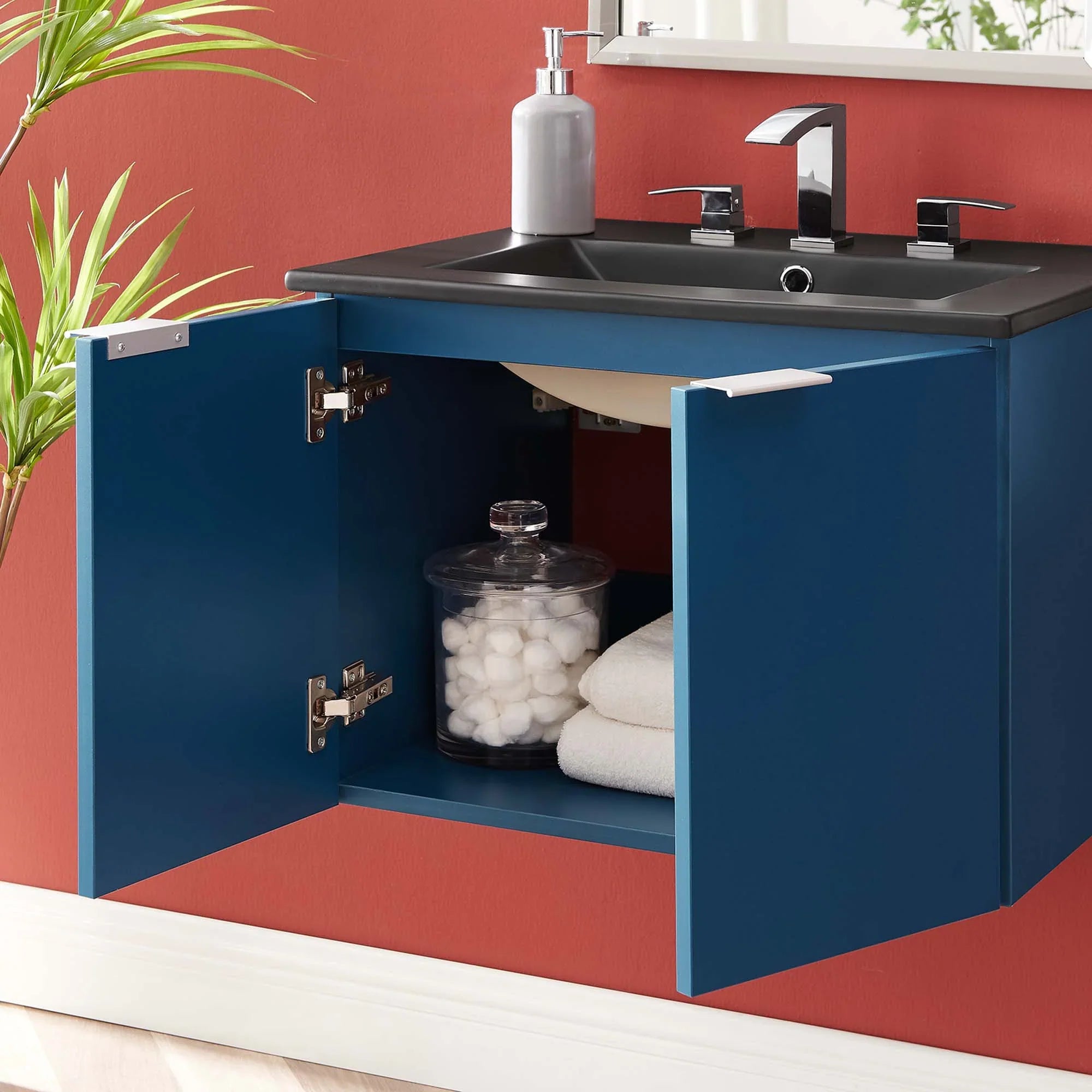 Maybelle Wall-Mount Bathroom Vanity Basin Included