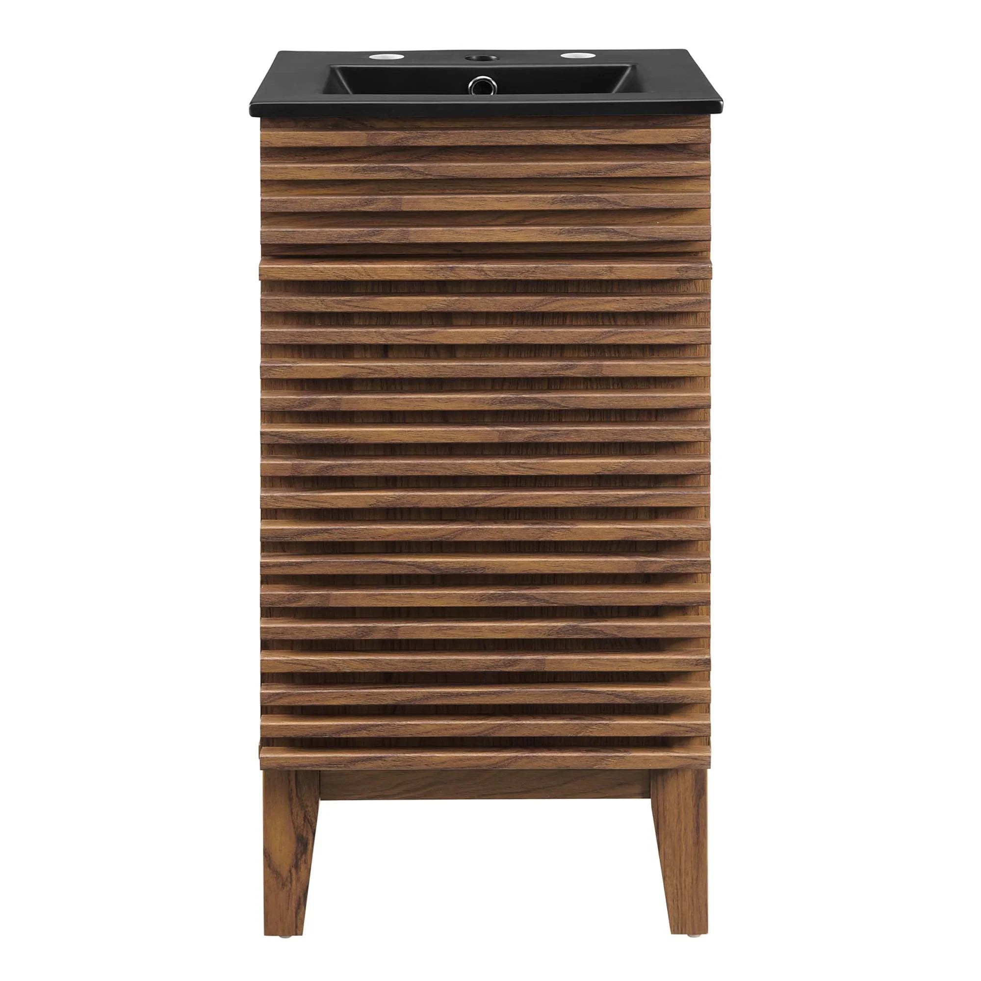 Render Bathroom Vanity with Black Basin Included