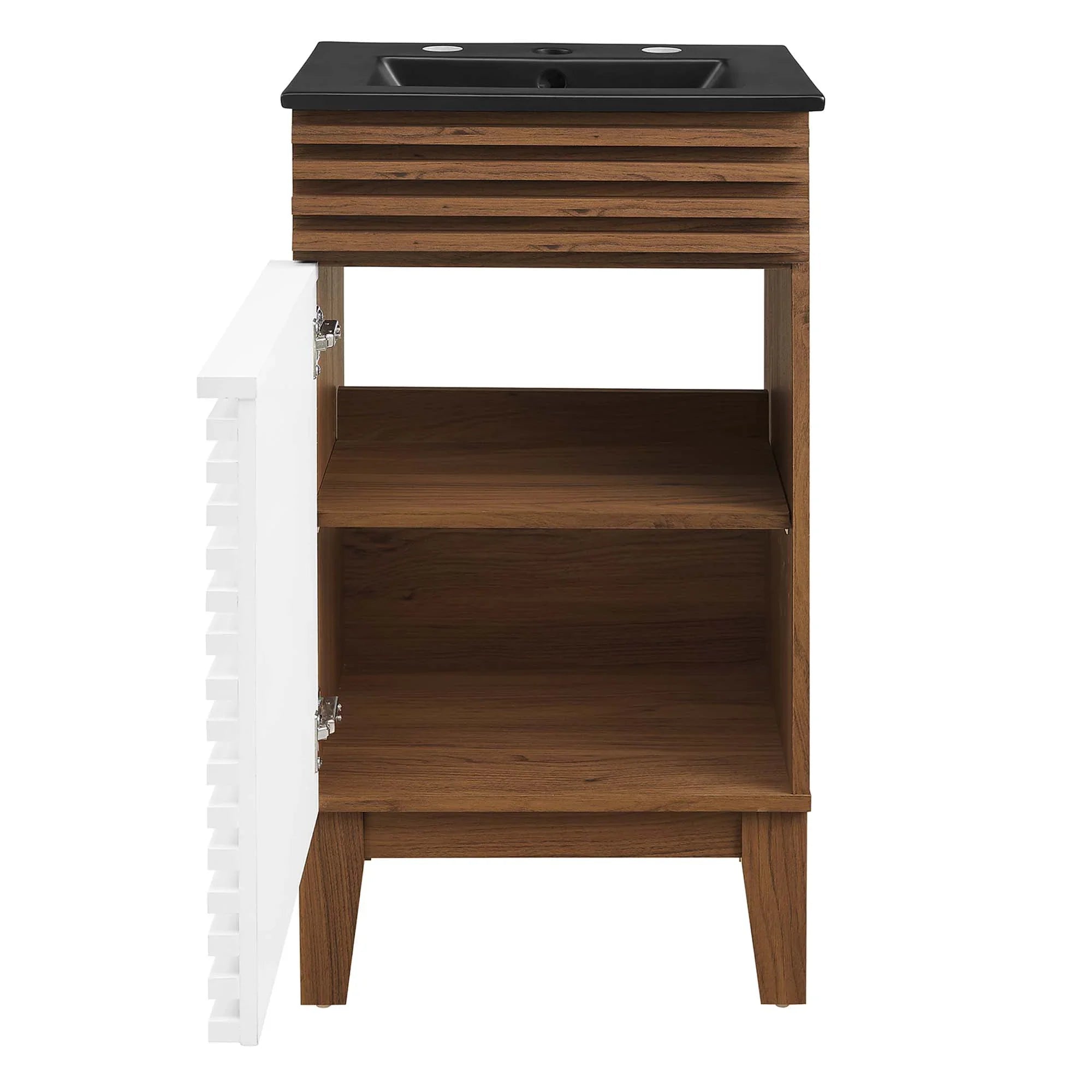 Render Bathroom Vanity with Black Basin Included