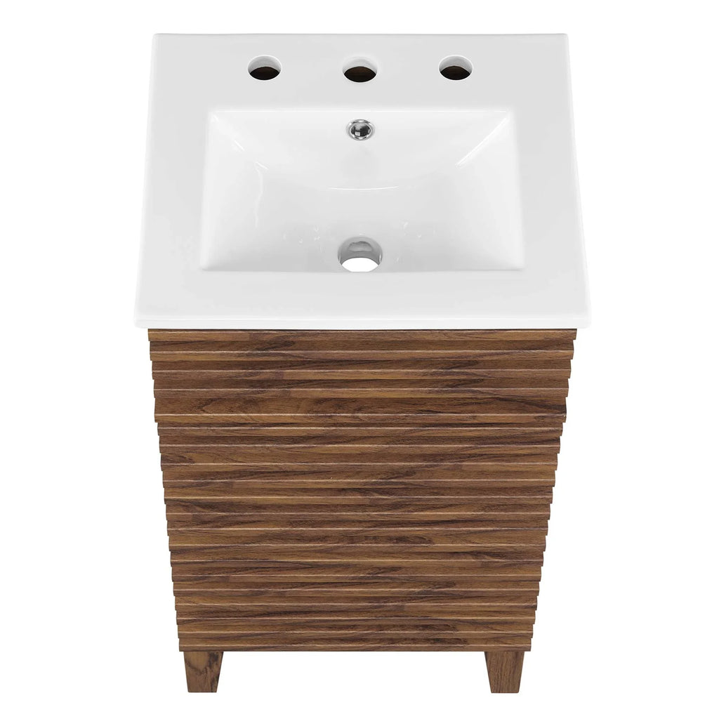 Render Bathroom Vanities with White Basin Included