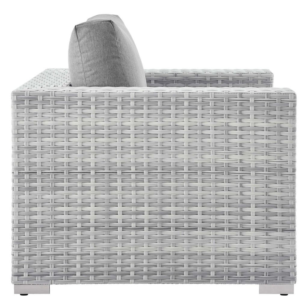 Convene 4-Piece Outdoor Patio Set in Light Gray Gray