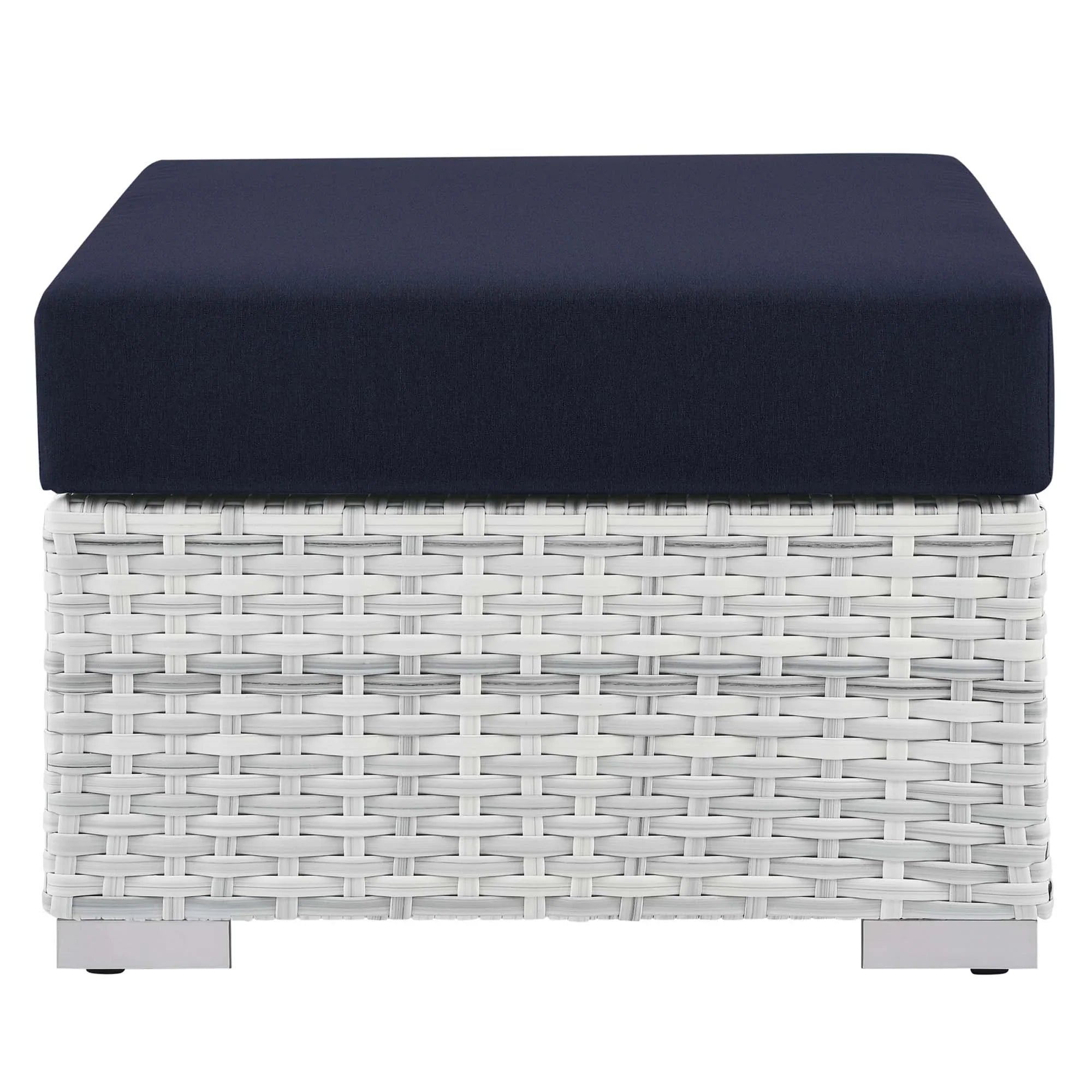Convene 4-Piece Outdoor Patio Set in Light Gray Navy