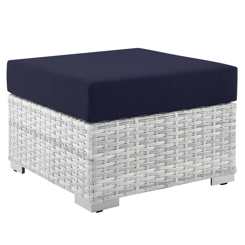 Convene 4-Piece Outdoor Patio Set in Light Gray Navy