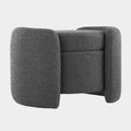 Nebula Boucle Upholstered Ottoman