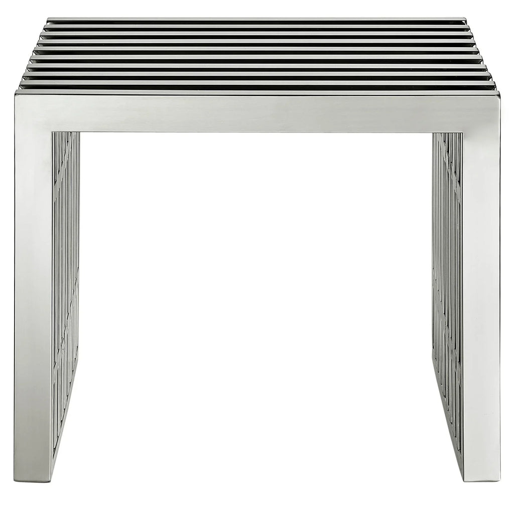 Gridiron Small Stainless-Steel Bench