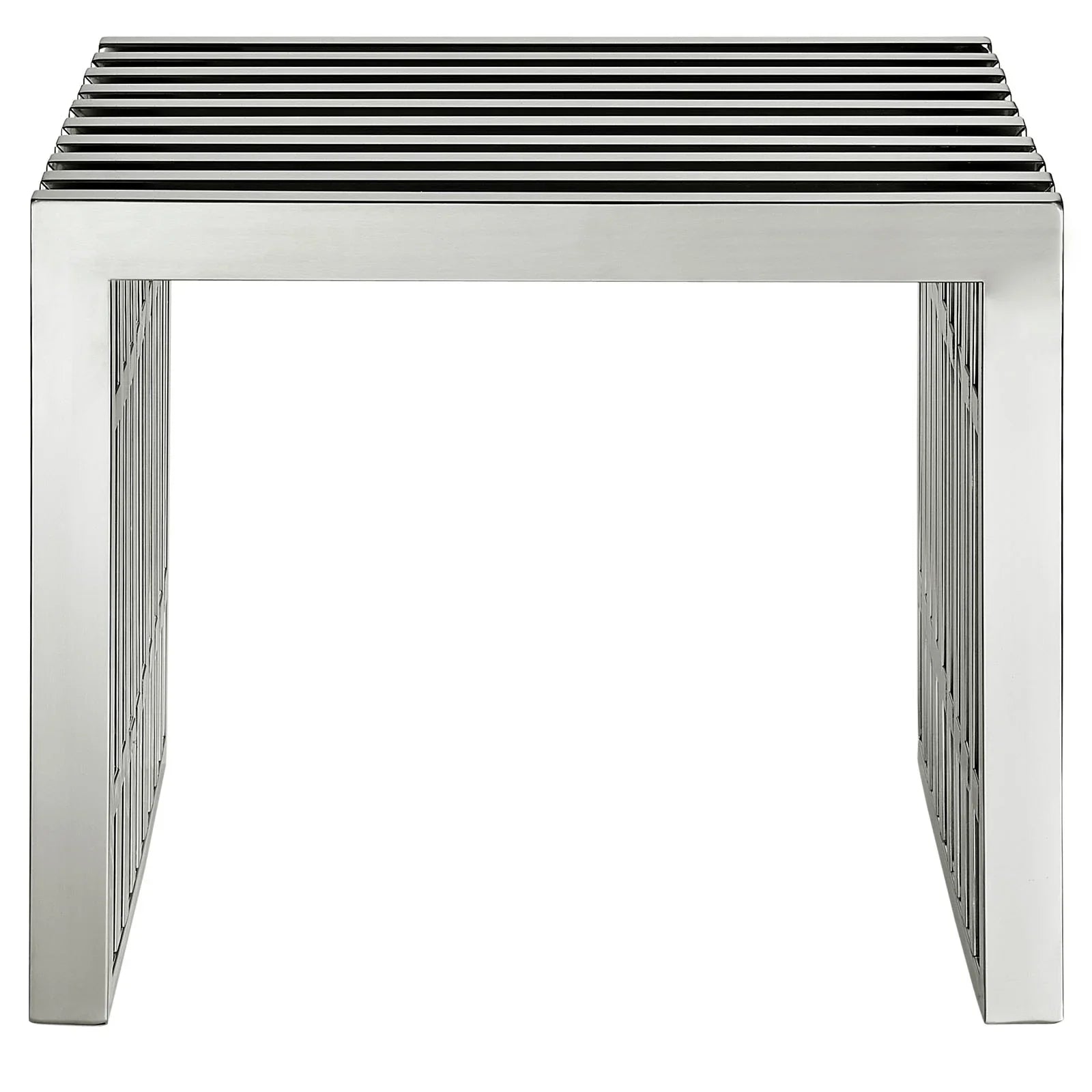 Gridiron Small Stainless-Steel Bench