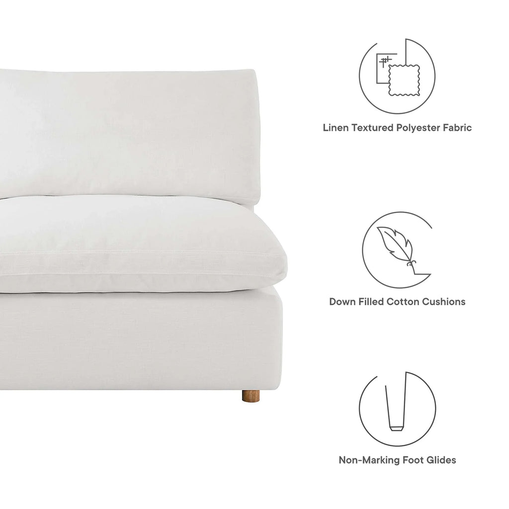 Commix 6-Piece Down Filled Overstuffed Sectional Sofa