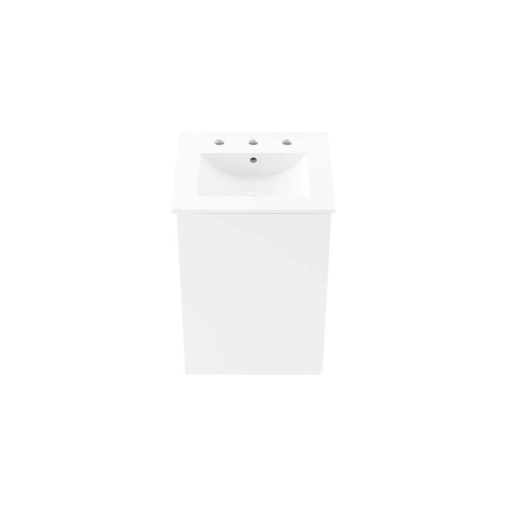 Bryn Wall-Mount Bathroom Vanity Basin Included