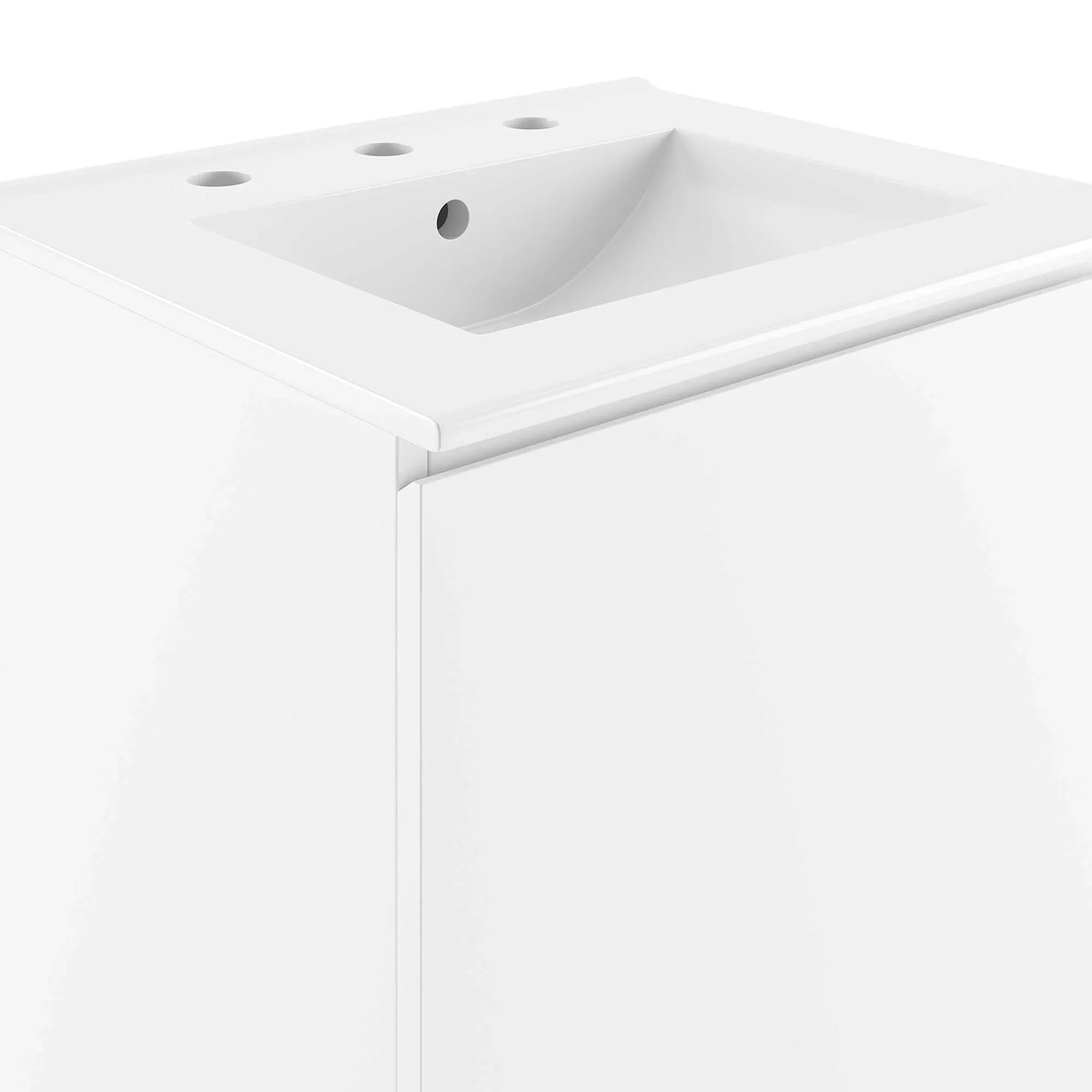 Bryn Wall-Mount Bathroom Vanity Basin Included