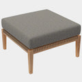 Clearwater Outdoor Patio Teak Wood Ottoman