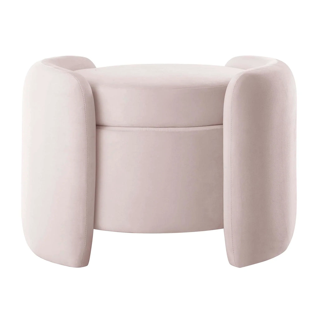 Nebula Upholstered Performance Velvet Ottoman
