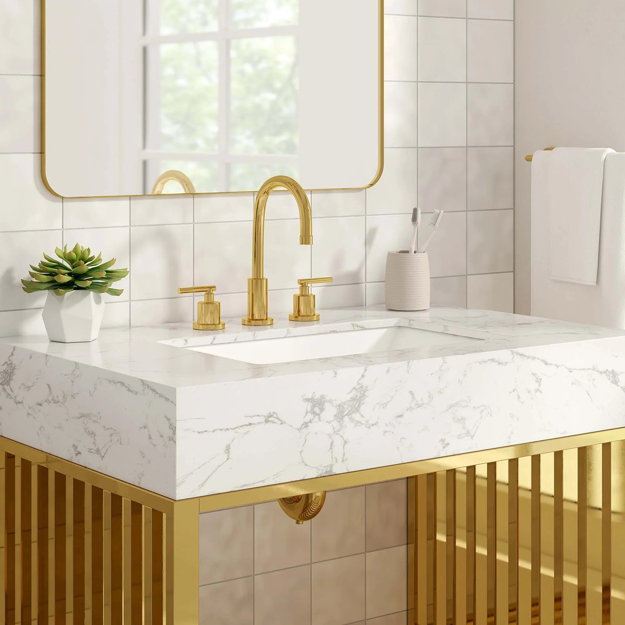 Gridiron Bathroom Vanity Basin Included