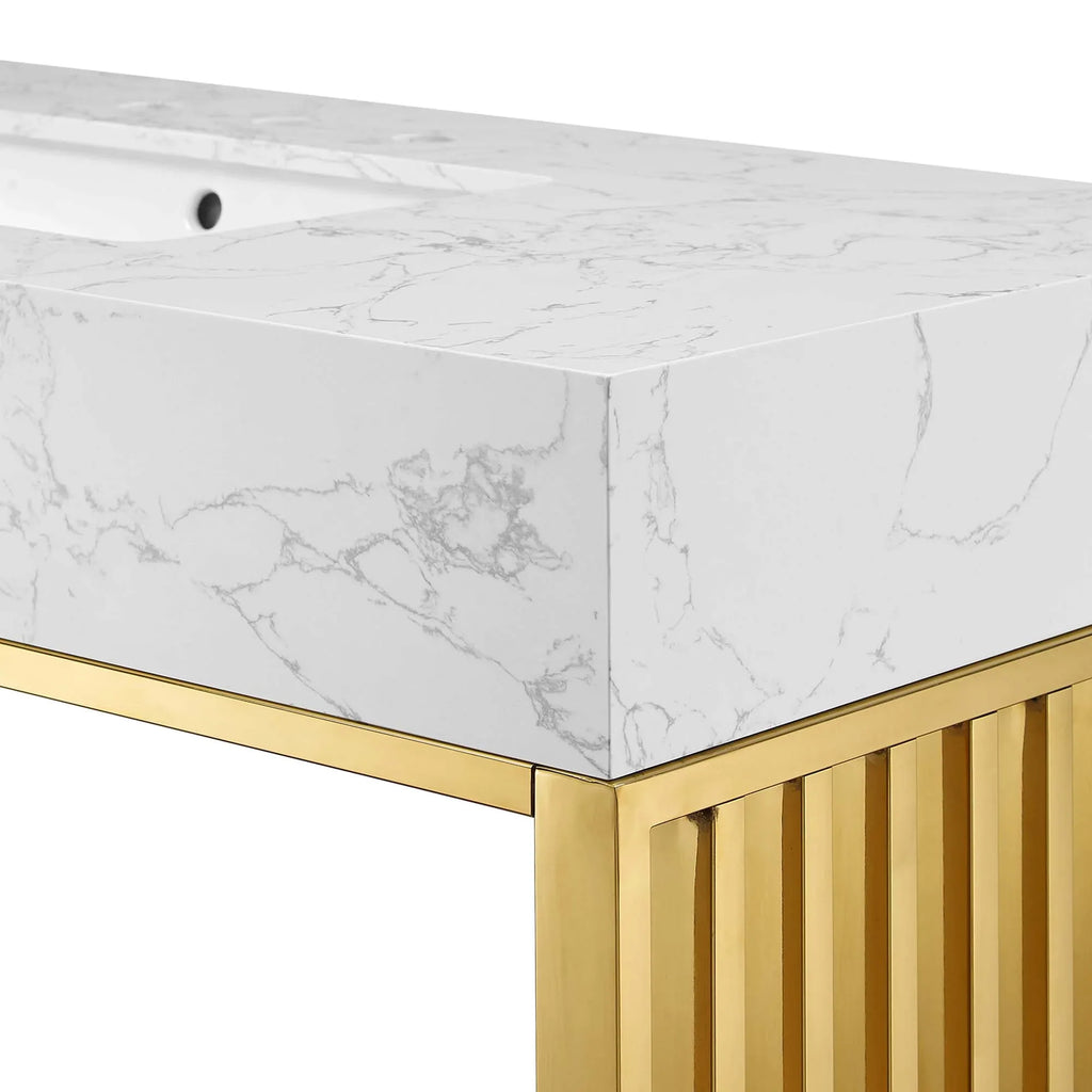 Gridiron Bathroom Vanity Basin Included