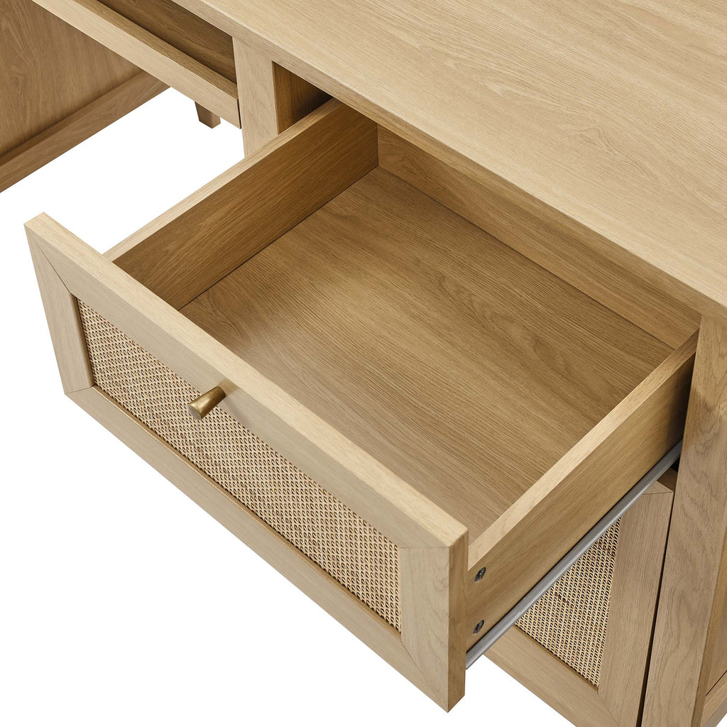 Soma 63" Office Desk in Oak