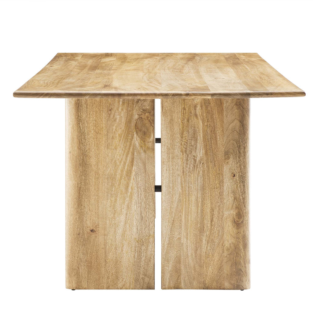 Amistad 86" Wood Dining Table in Oak