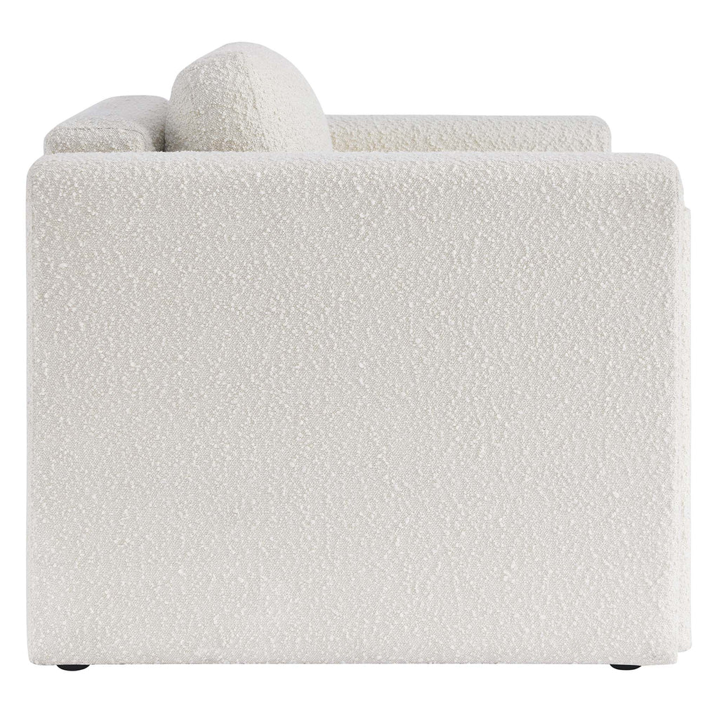 Visible Boucle Fabric Armchair