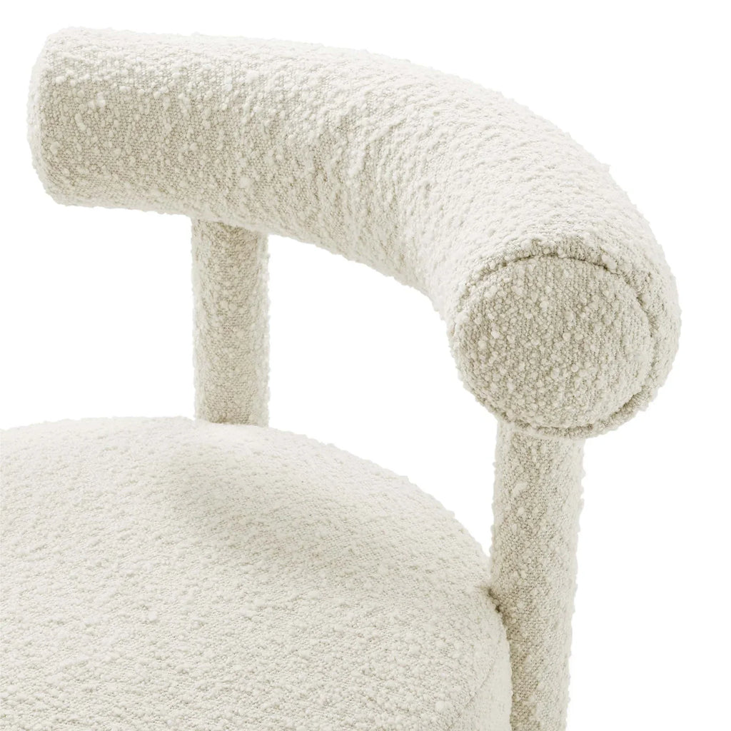 Toulouse Boucle Fabric Dining Chair