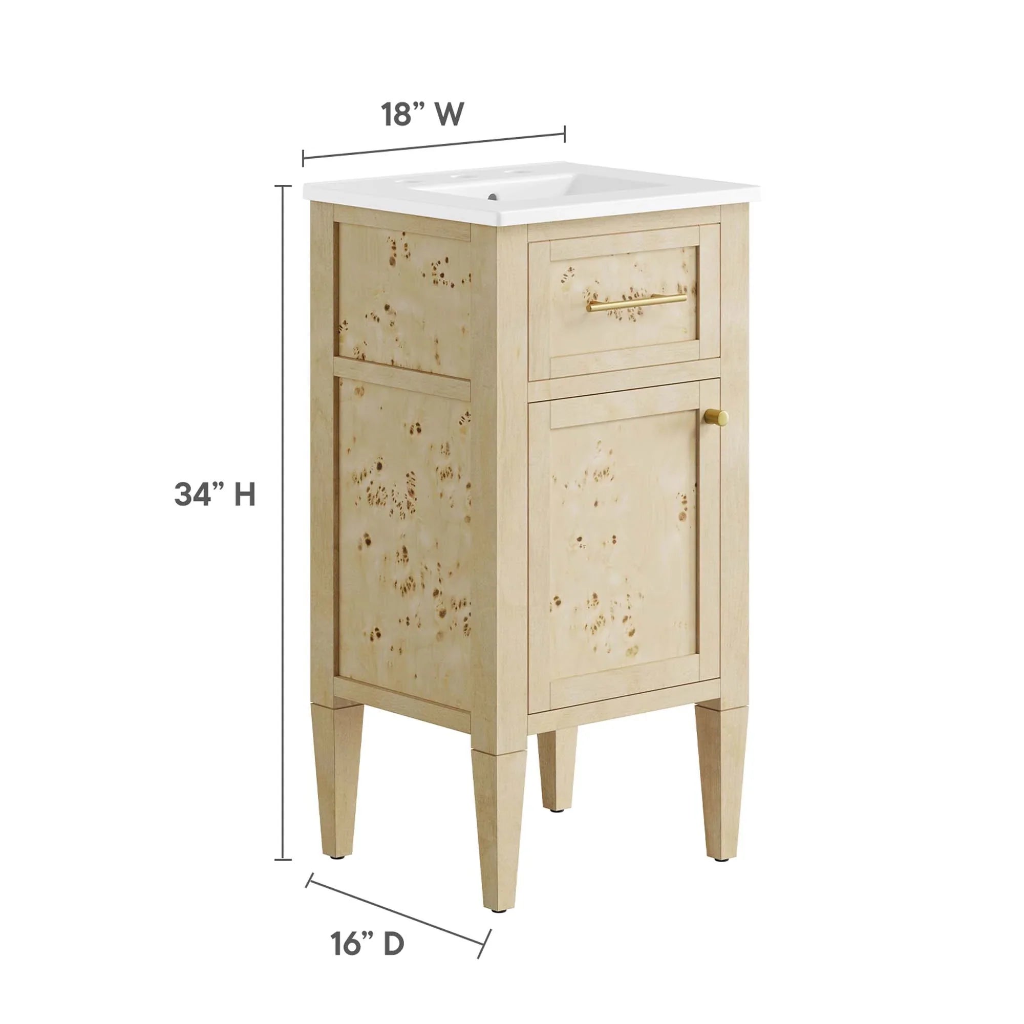 Awaken Bathroom Vanity Basin Included