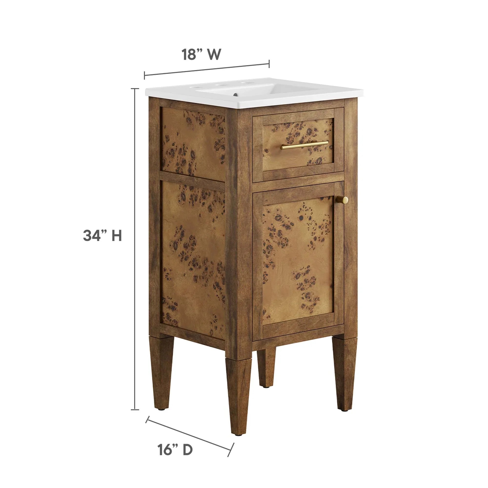 Awaken Bathroom Vanity Basin Included