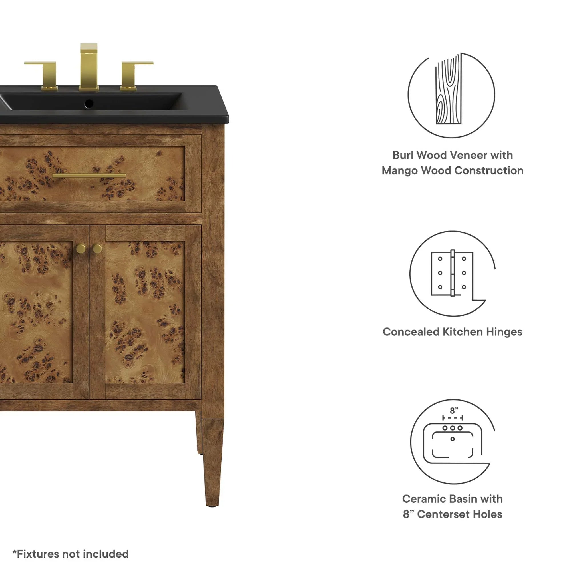 Awaken Bathroom Vanity Basin Included