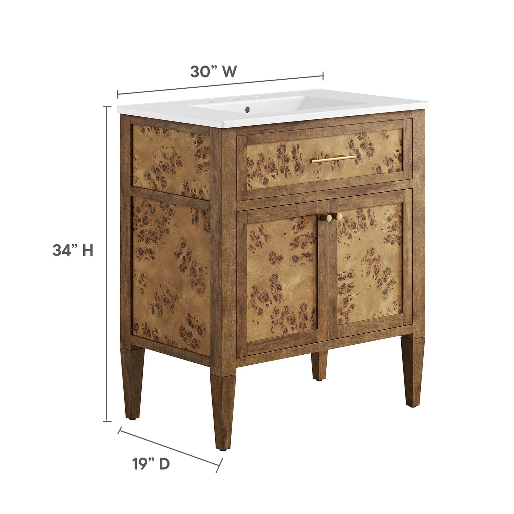 Awaken Bathroom Vanity Basin Included