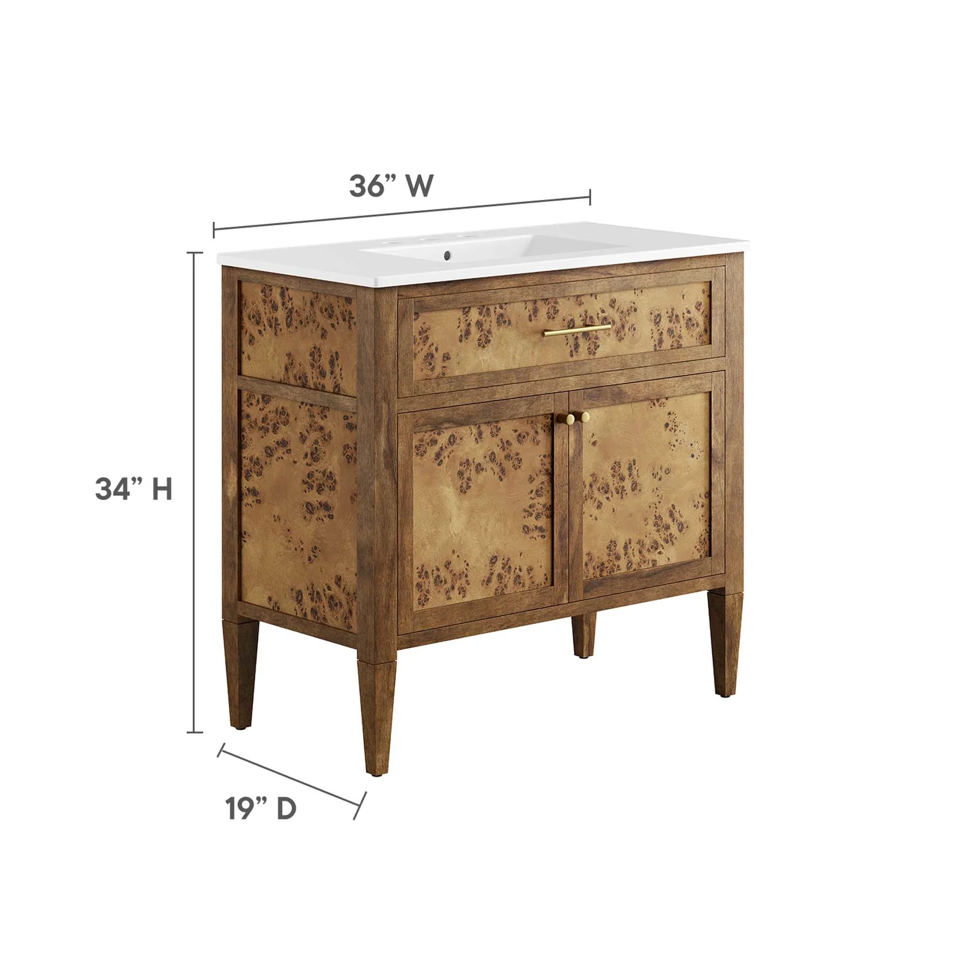Awaken Bathroom Vanity Basin Included