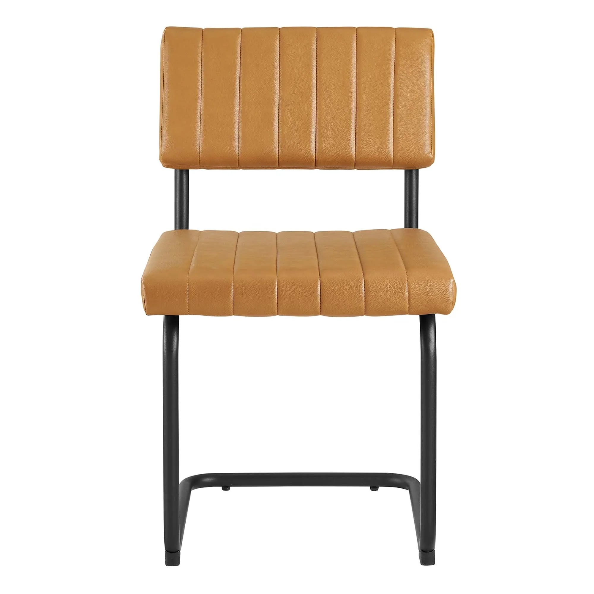 Parity Vegan Leather Dining Side Chairs Set of 2