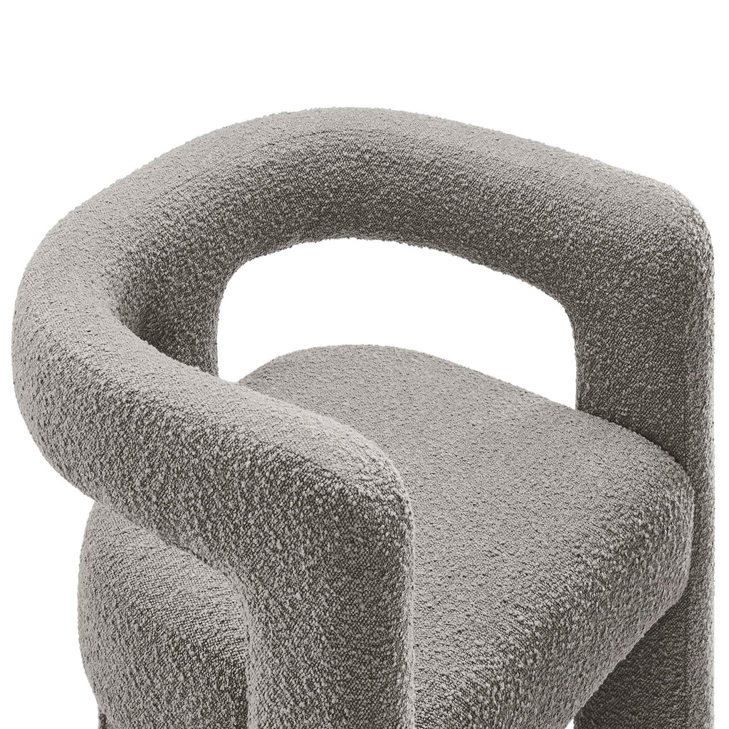 Kayla Boucle Upholstered Armchair