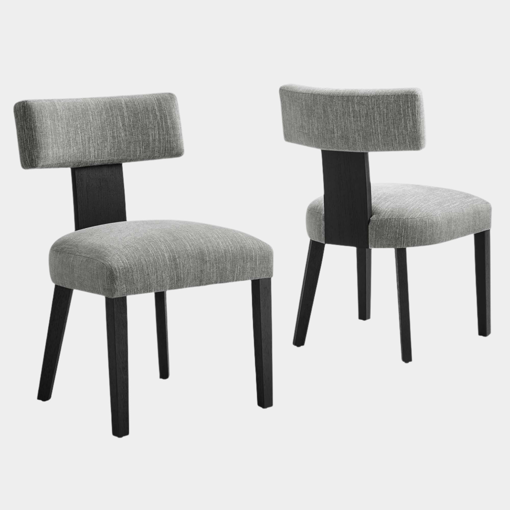 Nalani Fabric Upholstered Dining Chairs Set of 2