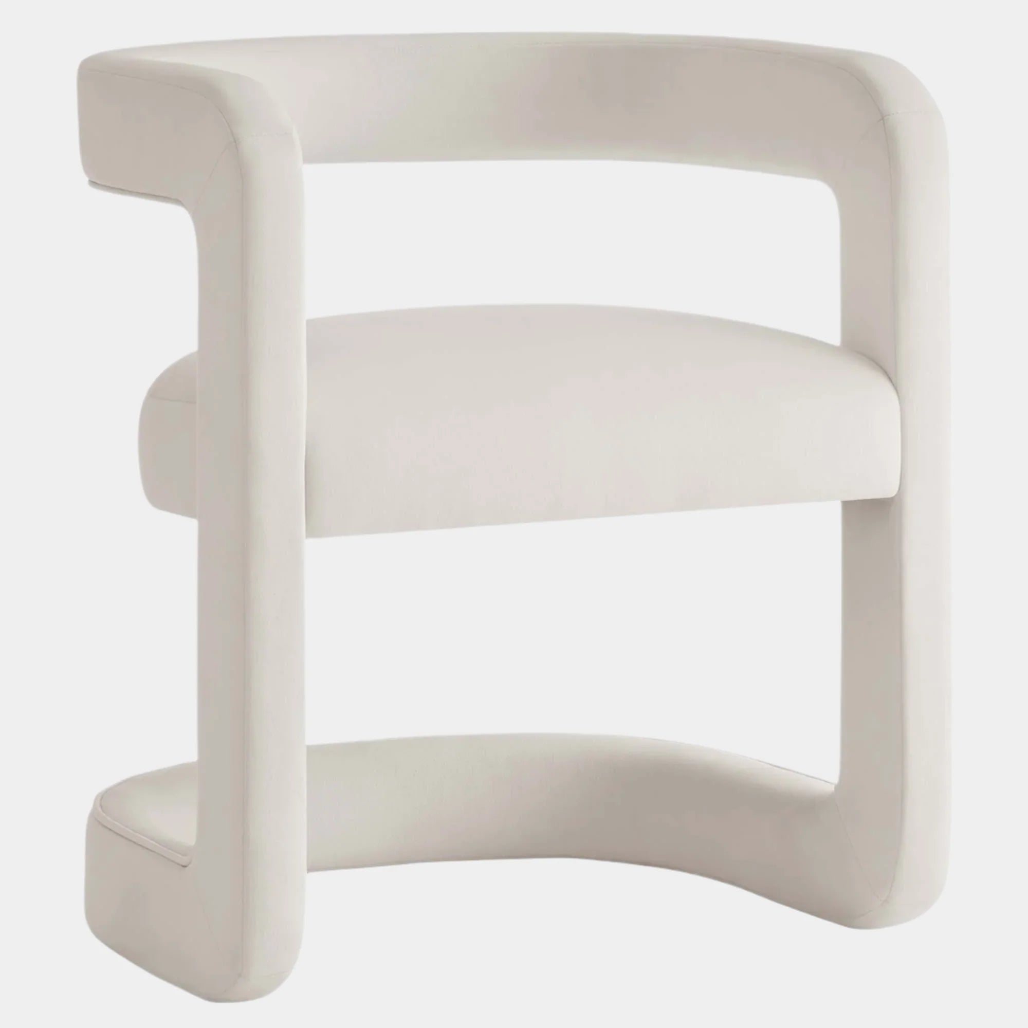 Winslow Performance Velvet Barrel Accent Chair