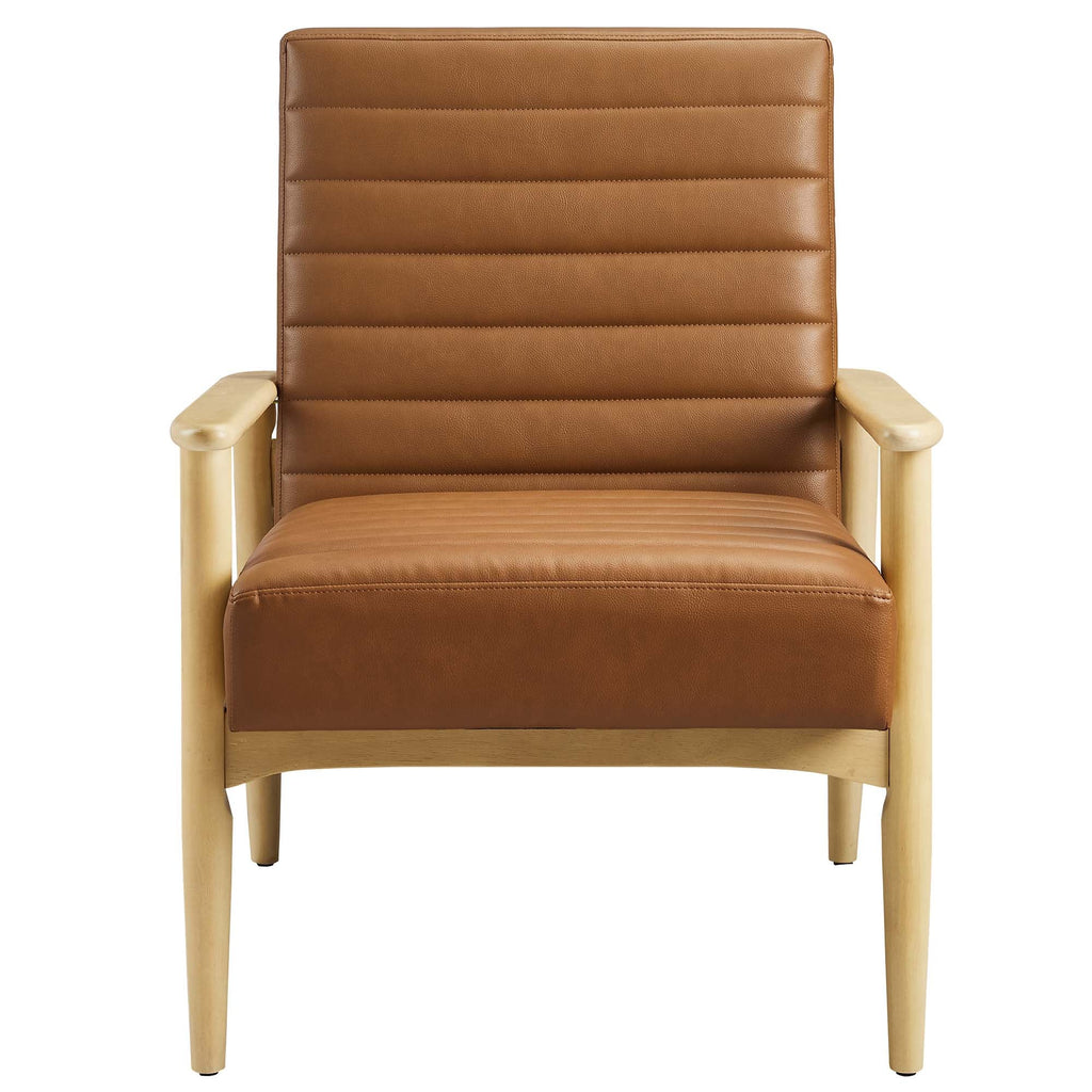 Jensen Vegan Leather Accent Chair