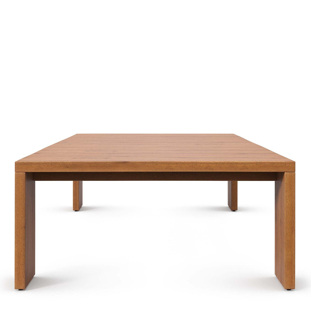 Tahoe 2-Piece Outdoor Patio Acacia Wood Sofa and Coffee Table Set