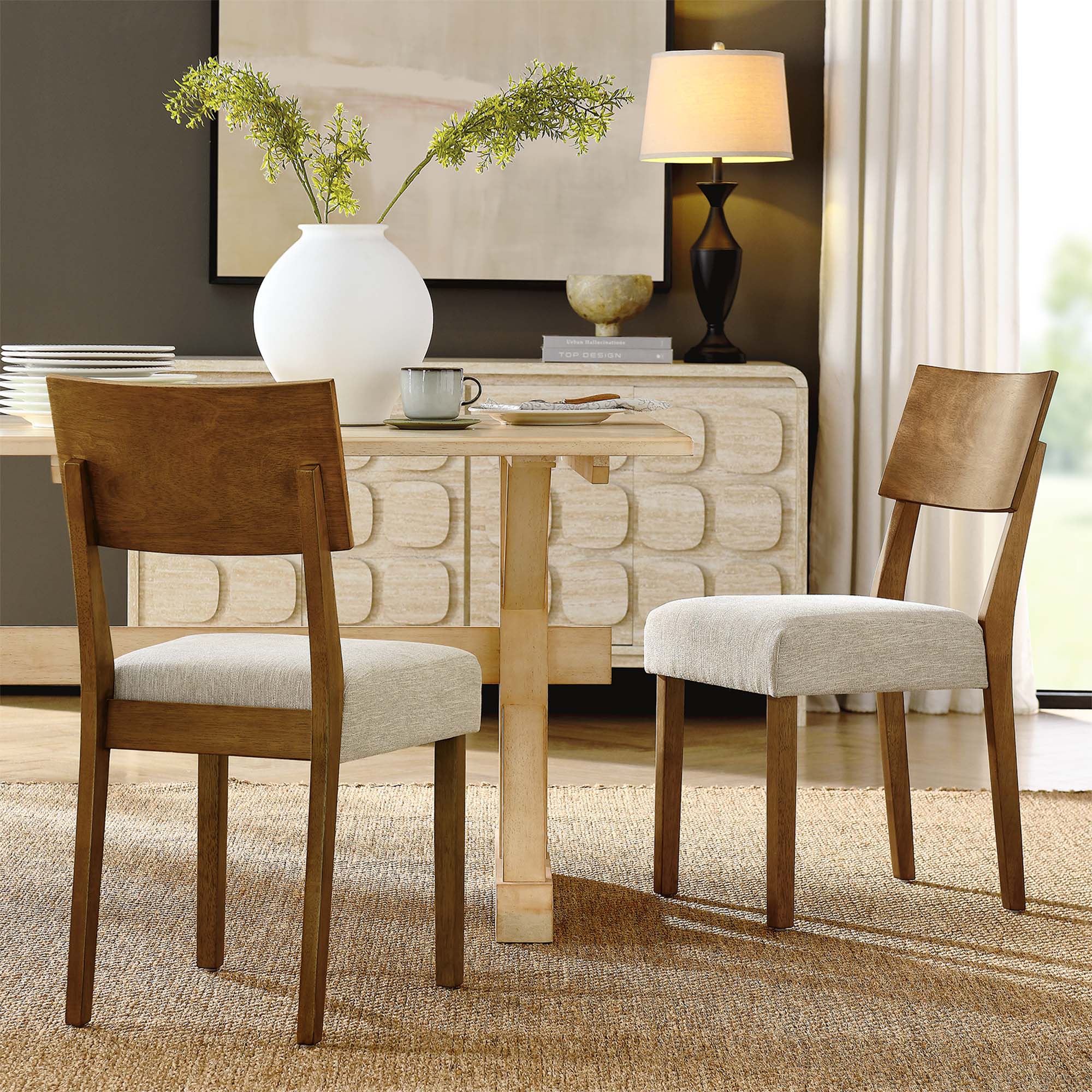 Pax Wood Dining Side Chairs Set of 2
