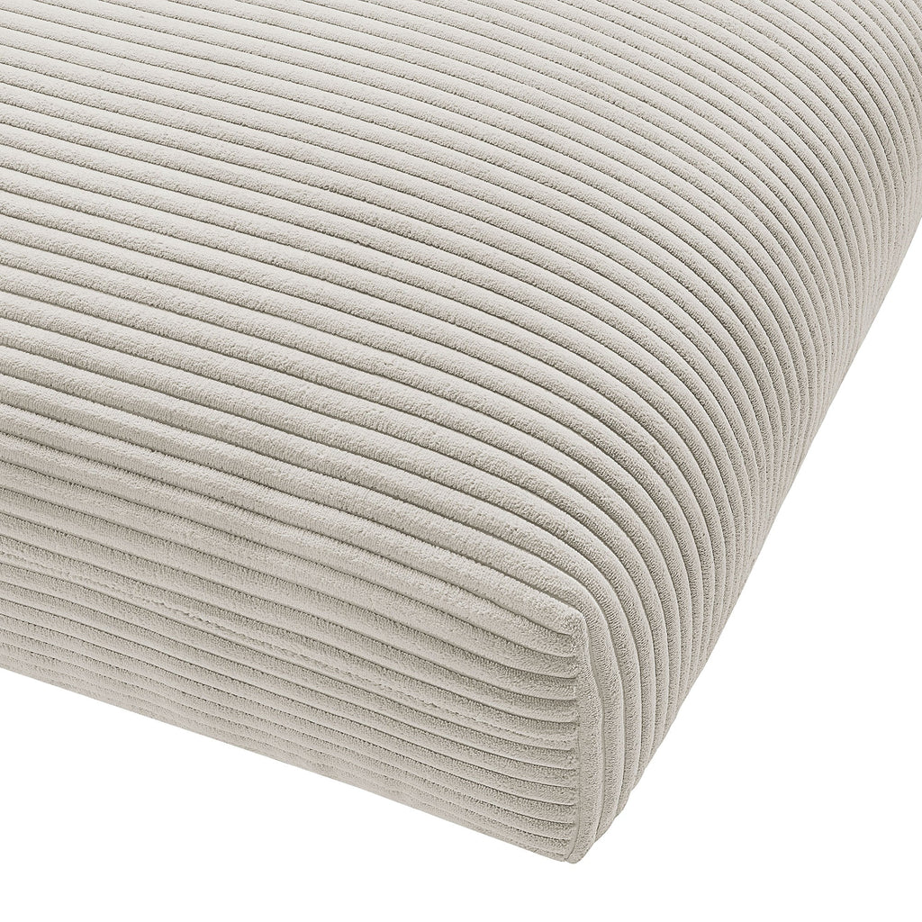 Solace Modular Corduroy Upholstered Ottoman