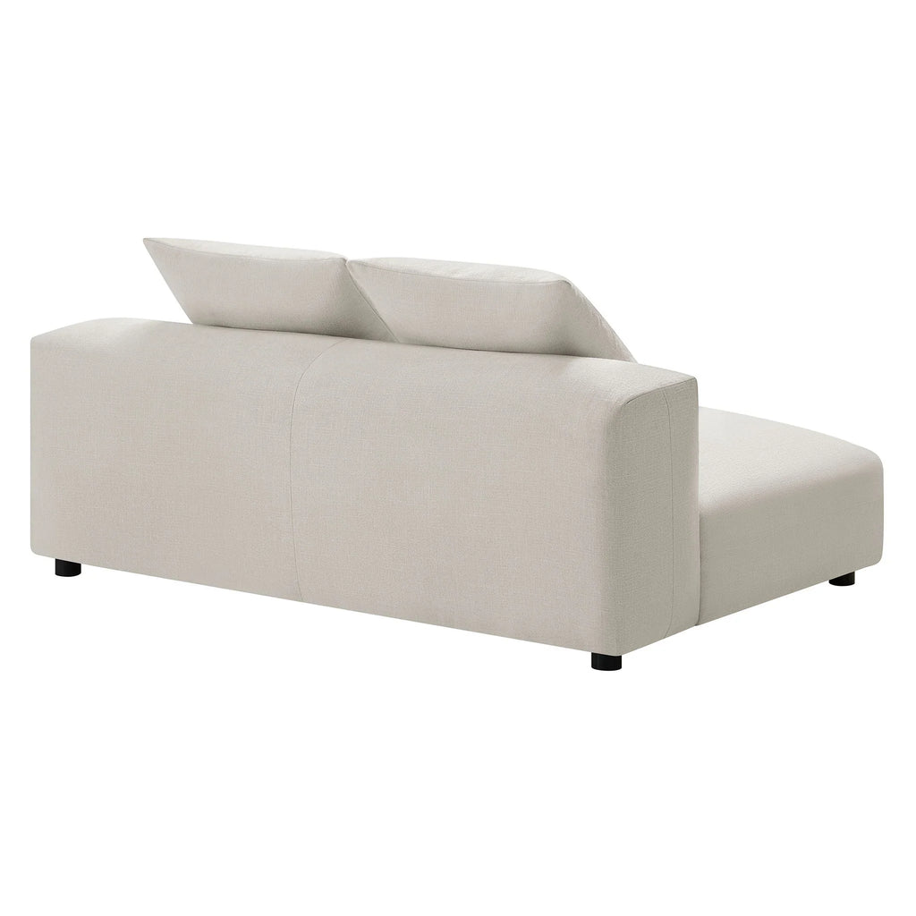 Solace Modular Upholstered Fabric Armless Loveseat