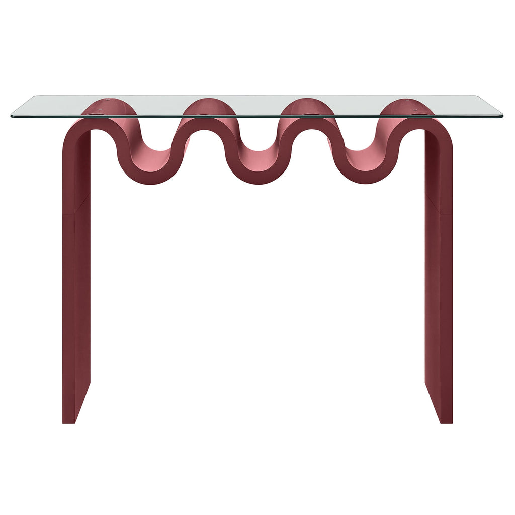 Ondine Glass Top 50" Console Table