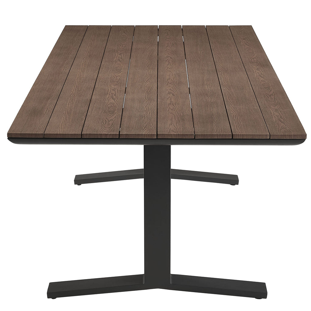 Aeris 9-Piece Outdoor Patio Aluminum Dining Set