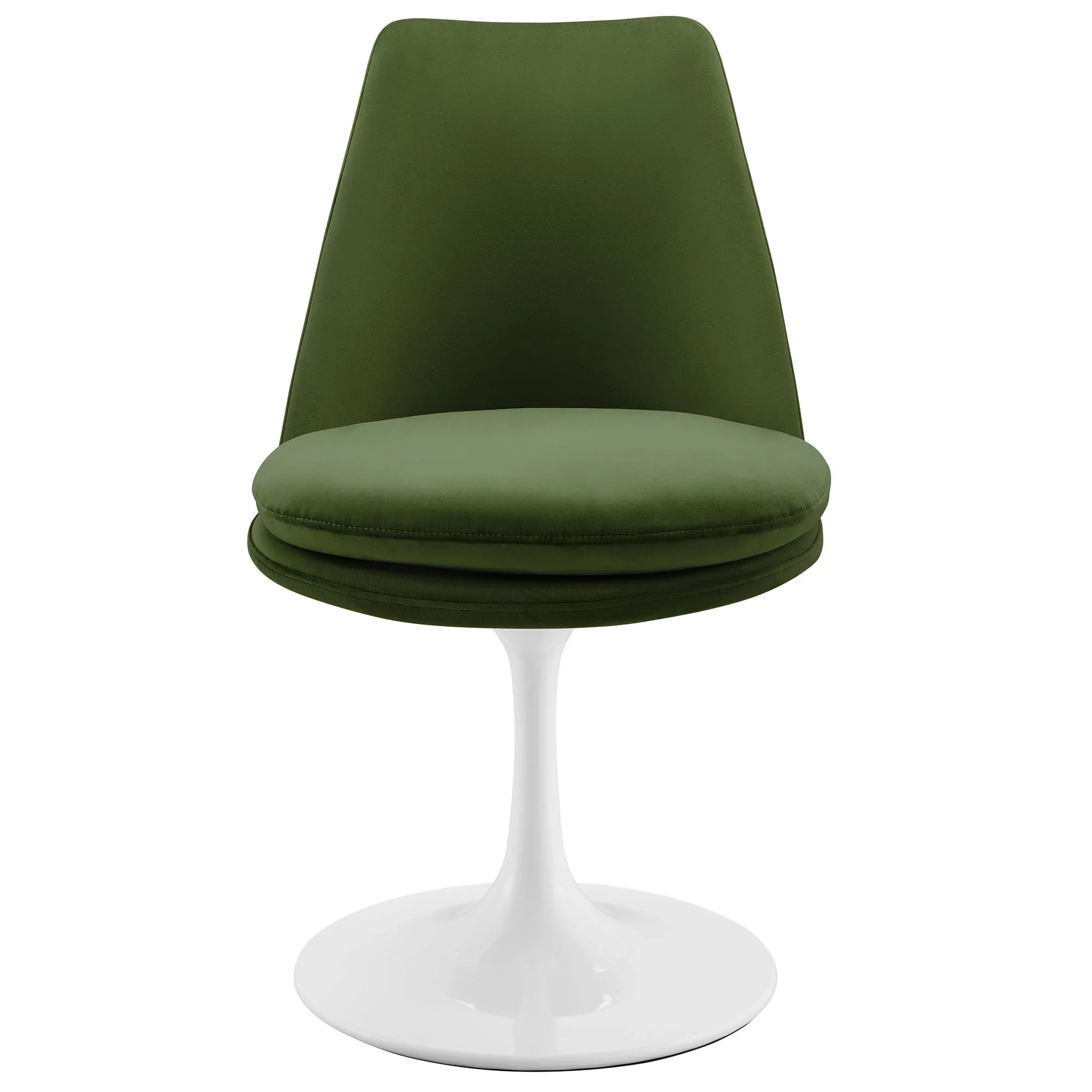 Lippa Swivel Dining Performance Velvet Side Chair