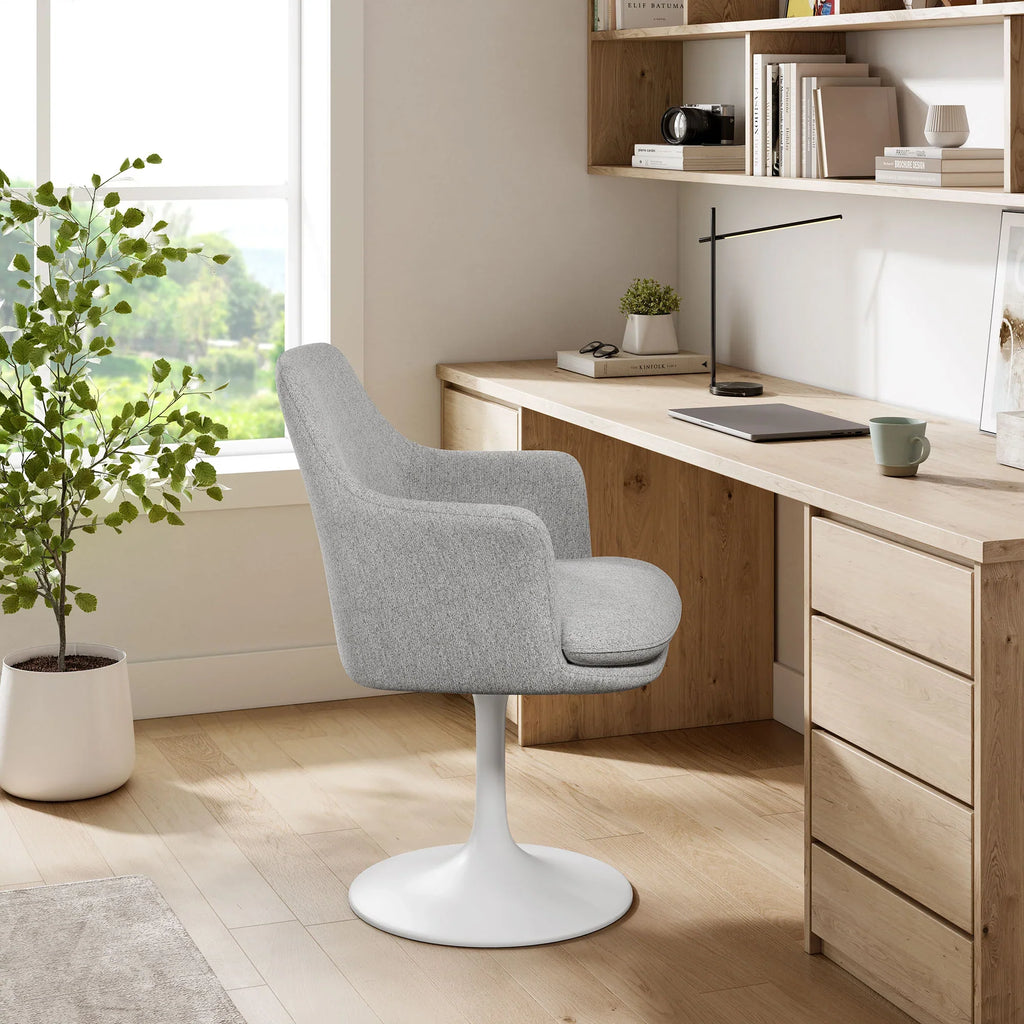 Lippa Swivel Dining Upholstered Armchair