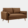Revive Upholstered Vegan Leather Loveseat